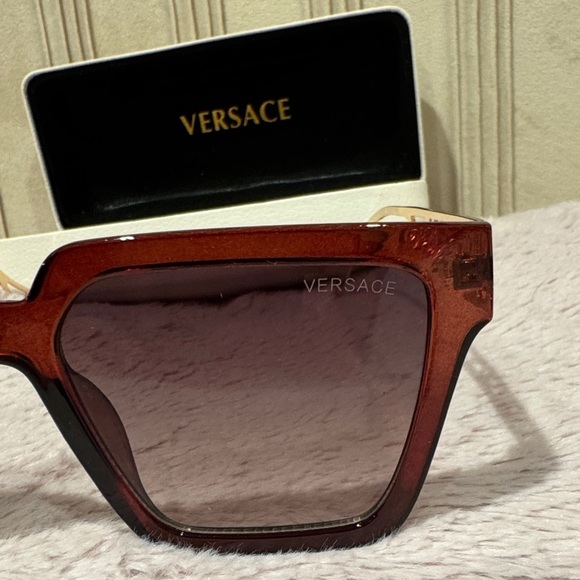 Versace Women\'s Burgundy Sunglasses main image 5